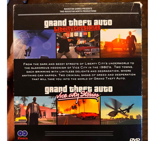 Grand Theft Auto A Rockstar Games Double Pack Ps2 (Usado)