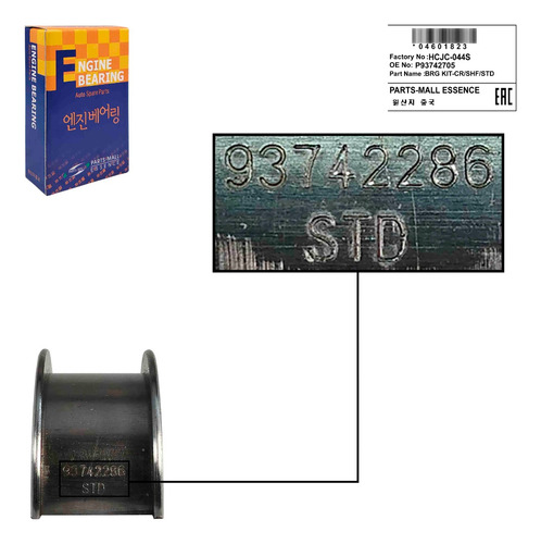 Conchas Bancada Std Optra Desing Advance Hatchback Original