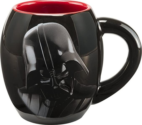 Taza/pocillo/mugs Star Wars Darth Vader Rojo Y Negro