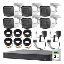 Comprar Epcom Kit De Camaras De Seguridad Exterior Metalicas B50kit plus6 2tb Video Vigilancia Turbohd 1080p Cctv 6 Cámaras Bala Con Micrófono Integrado 2tb