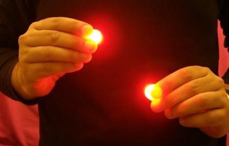 2 Dedos Magicos Luminoso Truques Profissional Pronta Entrega