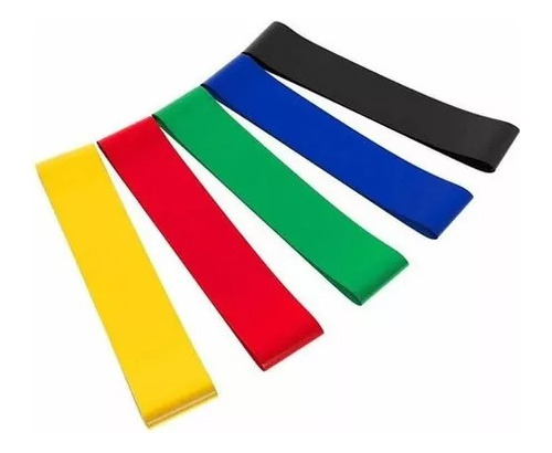 Bandas Elásticas 5 Pcs Mas Bolso Resistencia Entrenamiento