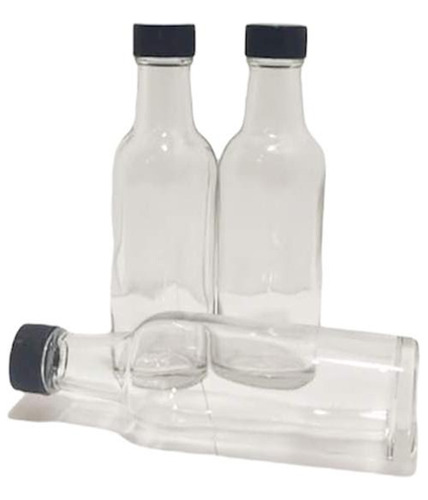 Botella De Vidrio Tequilera 50 Ml, Tapa Rosca 120 Piezas