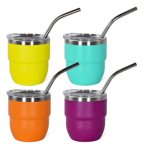 Taza De Café Con Asa Apilable De 4 Oz