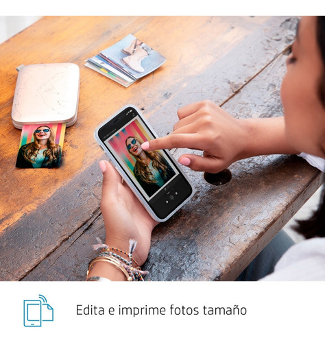 Hp Sprocket Select Impresora Portátil Inalámbrica De Fotos Color Blanco