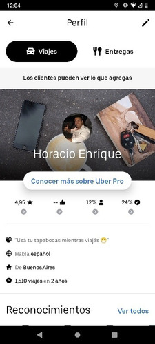 Imagen 1 de 5 de Busco Alquiler De Auto Uber Cabify Y Didi