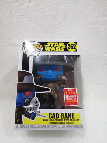 Funko Pop Cad Bane 262 2018 Summer Convention Comic Con New (Usado)