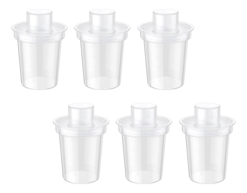 6 Dispensadores De Fórmula Infantil Portátiles, 80 Ml De Via