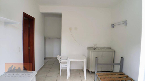 Kitnet Com 1 Dormitório Para Alugar, 22 M² Por R$ 1.700,00/mês - Cidade Universitária - Campinas/sp - Kn0713