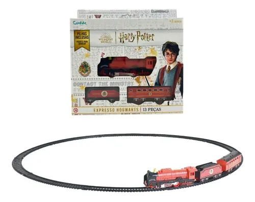 Trem Harry Potter Expresso Hogwarts - 13 Peças