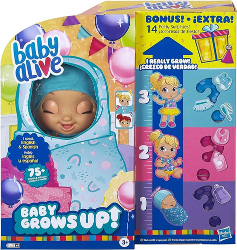 Baby Alive Grows Up Crece De Verdad (f0087)