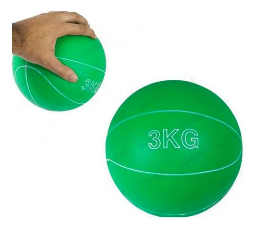 Balón De Peso De 3 Kg Crossfit Gimnasio