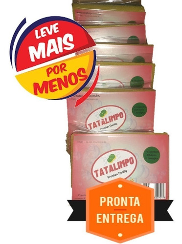 Esponja Bucha Multiuso Dupla Face Tatalimpo - 7 Unidades