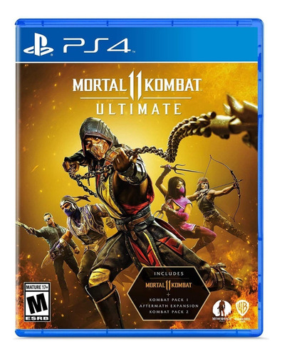 Mortal Kombat 11 Ultimate  Mortal Kombat Ultimate Edition Warner Bros. Ps4 Físico