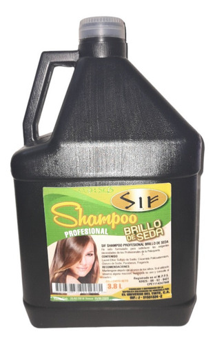 Shampoo Champu Profesional Brillo De Seda Sif 3.8 Litros