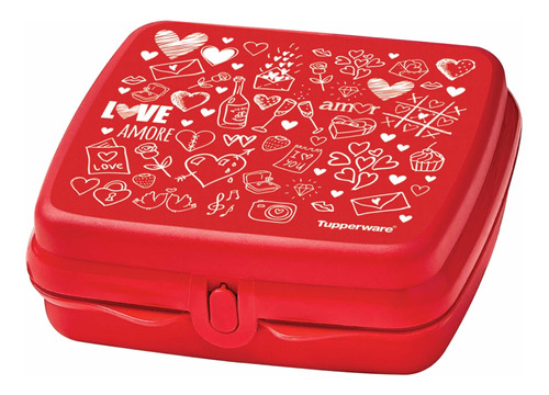 Sanwichera Para Niños 1pz Tupperware Lonchera Escolar 