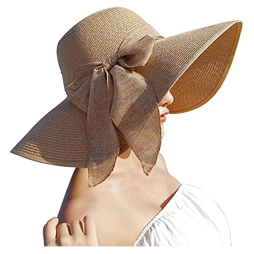 Sombrero Plegable Para Mujer Ala Ancha