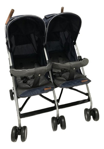 Coche De Paseo Ebaby Gemelar Mellicero Dantero Facil Plegado