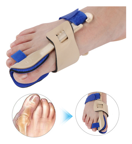 Corrector Hallux Valgus, 1 Par De Separadores De Dedos Para