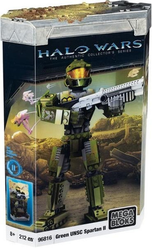 Halo Verde Unsc Spartan Ii Set Mega Bloks 96816