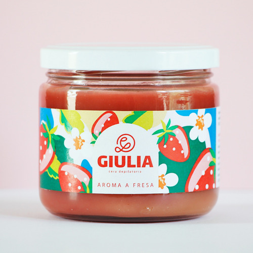 Cera Depilatoria Giulia Microondas Aroma Fresa