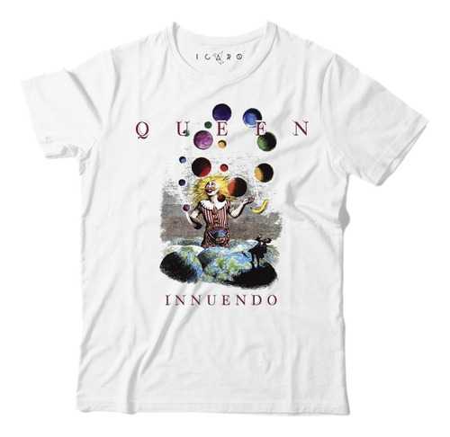 Remera Queen Inuendo 100% Algodon Icaro