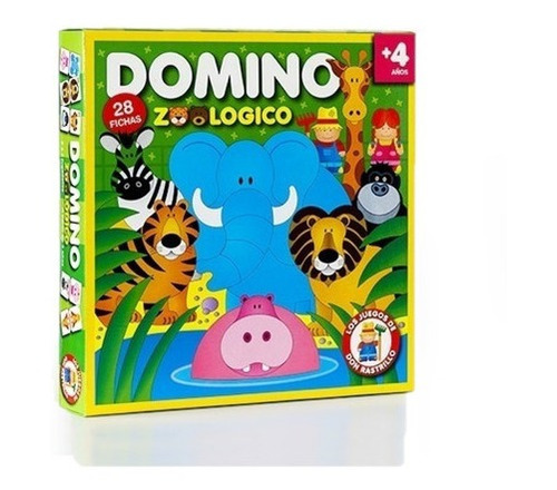 Juego De Mesa Domino Zoologico Don Rastrillo Ruibal