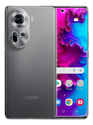 Celular Oppo Reno11 12gb Ram 256gb Almacenamiento Interno Gris (titanio) 5g 120 Hz Pantalla Amoled 6.7