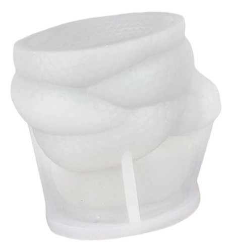 Vela De Silicona 3d Con Forma De Serpiente, 10 Cm X 9,1 Cm