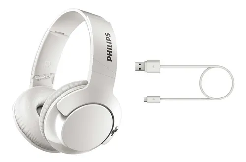 Auriculares inal mbricos Philips BASS SHB3175 blanco
