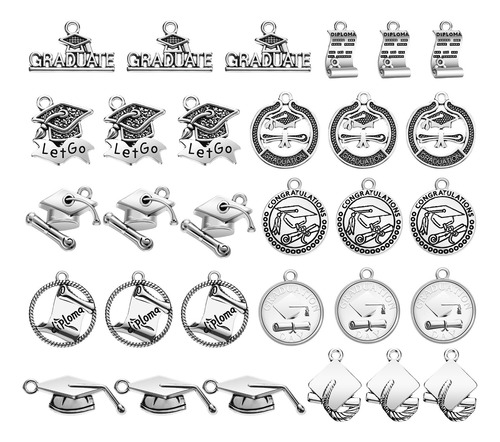 Hicarer 30 Pieces Graduation Charm Pendants College School .