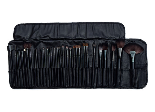 Kit Com 24 Pinceis Preto