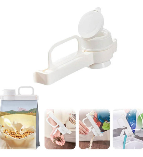 Bolso De Alimentos Clip Ligero Práctico Con Mango 1 Pieza
