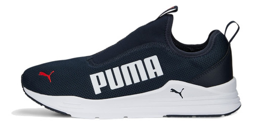 Tenis para hombre Puma Wired Rapid color parisian night/puma white/for all time red - adulto 27.5 MX