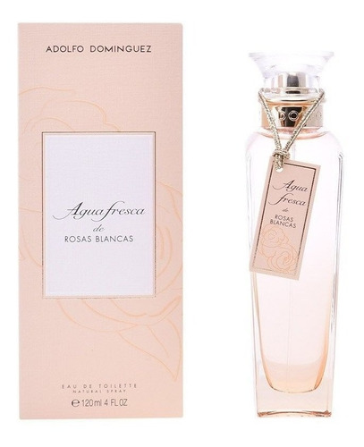Imagen 1 de 3 de Perfume Adolfo Dominguez Agua Fresca De Rosas Blancas 120ml