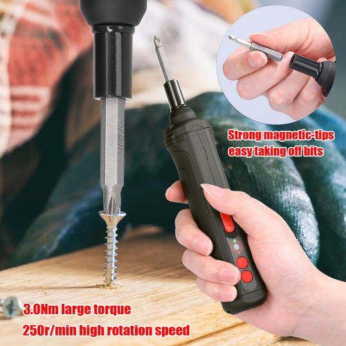 Juego De Destornilladores. Destornillador Led De Metal Para