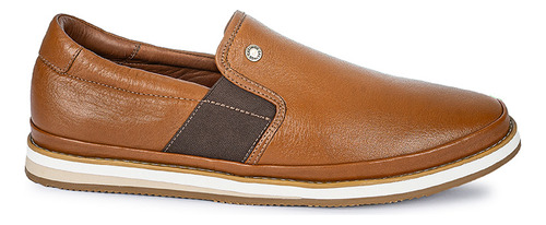 Zapato Mocasín Casual Hombre Cuero Calimod Tan Ctu-001