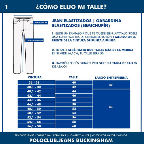 Imagen 2 de 10 de Polo Club Buckingham Pantalón Hombre Jean Envio Gratis