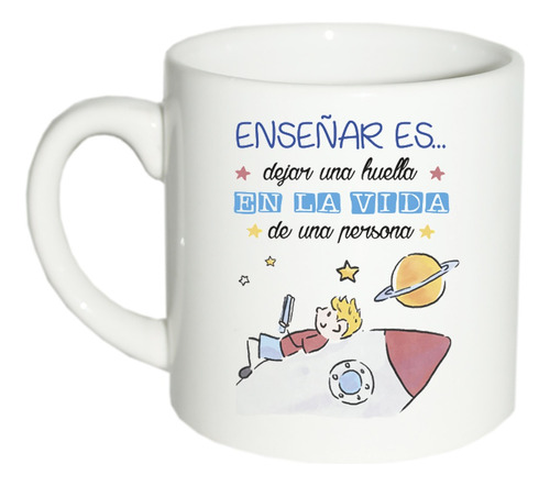 Taza Cerámica En Caja El  Mejor Dia Maestro Regalo Maestra