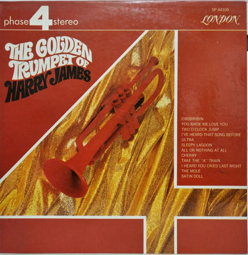 Harry James  The Golden Trumpet Of Harry James Lp Nm