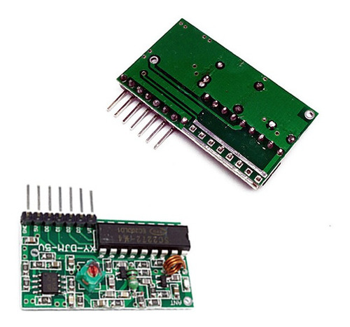 Kit Rf Ask Con Control Remoto Llavero 4 Canales
