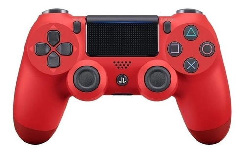 Imagen 1 de 4 de Control joystick inalámbrico Sony PlayStation Dualshock 4 magma red
