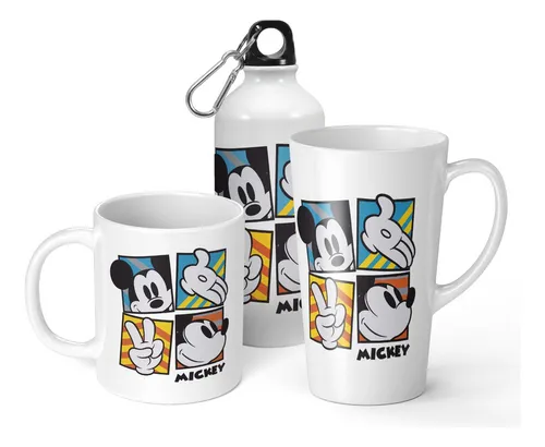 comprar Set De Taza + Botella + Taza Conica Mickey Mouse