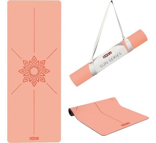 Roru Concept Sun Series Esterilla De Yoga Gruesa Antidesliza