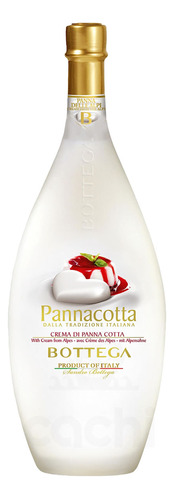 Licor Italiano Bottega Crema De Pannacotta 500ml