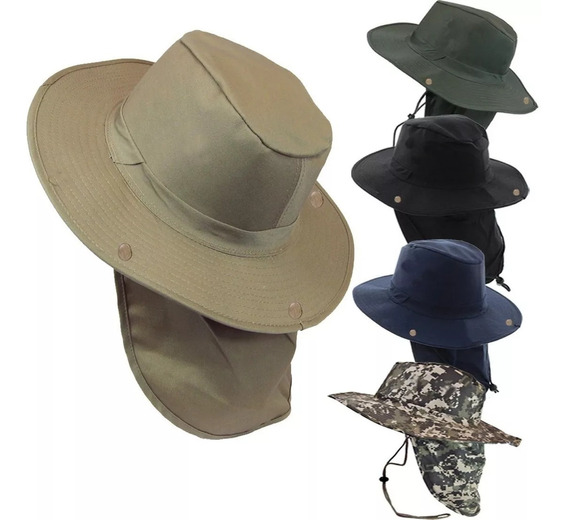 Fancet Safari Sun Blocker Protección UPF50 Sombrero de Pesca Bonnie Bush Cubo para Mujer 56-60 cm 