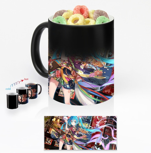 Taza Magica Miku Hatsune Art Personalizada