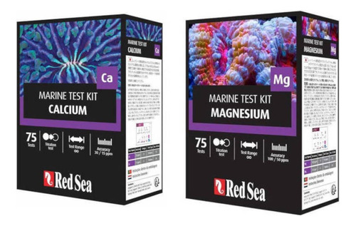 Kit Red Sea Testes Cálcio E Magnésio