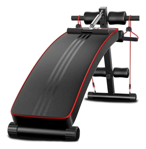 Banca Camilla Gym Abdominales Bandas Elásticas Ejercicios