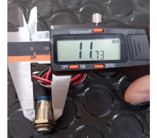 Switch Metalico Chico Encendido Apagado Contra Agua 3 Piezas